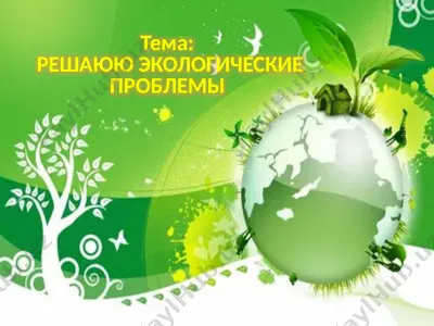 решаюю экологические проблемы — PPTX