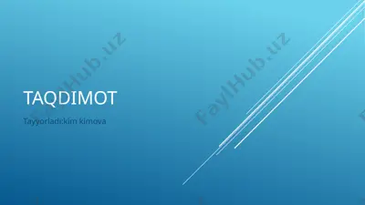 o‘zbekistonda ijtimoiy sohada amalga oshirilayotgan o’zgarishlar mazmun mohiyati — PPTX