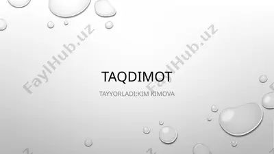 ommaviy axborot vositalari faoliyati — PPTX