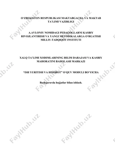 a.avloniy nomidagi pedagoglarni kasbiy rivojlantirish va yangi metodikalarga o‘rgatish milliy-tadqiqot instituti — DOCX