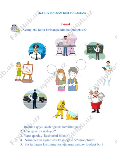 katta bo‘lsam kim bo‘laman? — DOCX