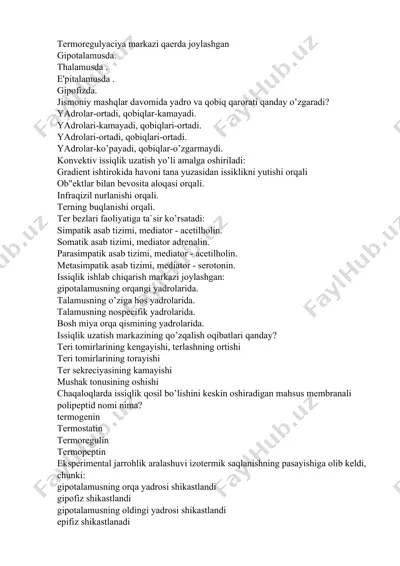 termoregulyaciya markazi — DOCX