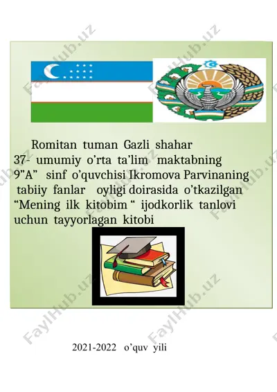 biologiya- hayot chashmasi — DOCX