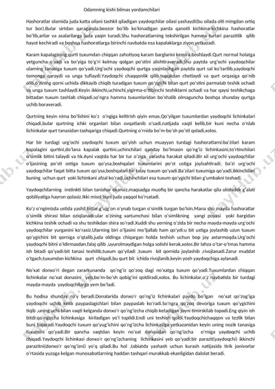 odamning kishi bilmas yordamchilari — DOCX