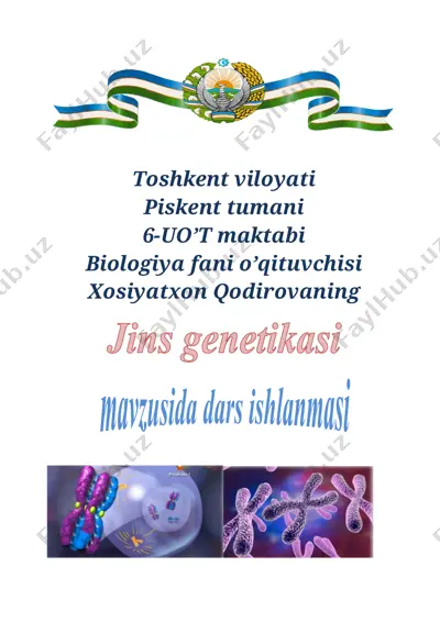 jins genetikasi — DOCX