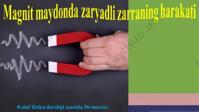 magnit maydonda zaryadli zarraning harakati 8 - sinf — PPT