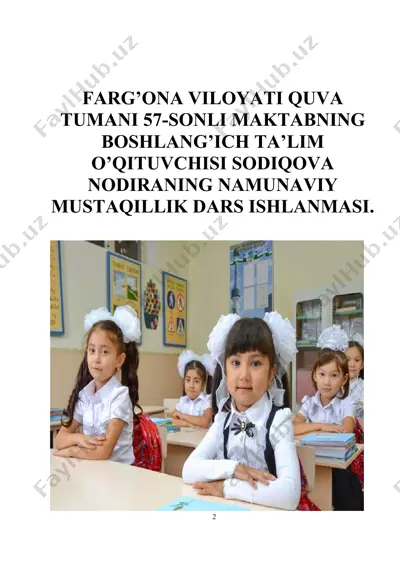 mustaqillik dars ishlanmasi — DOCX