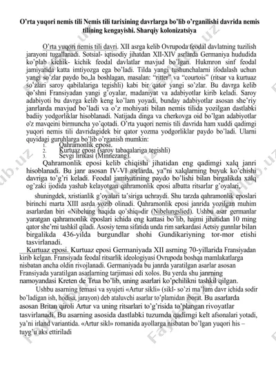 nemis tili tarixi — DOCX
