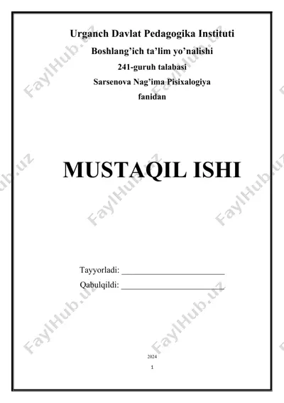 psixikaning filogenetik taraqqiyoti — DOCX