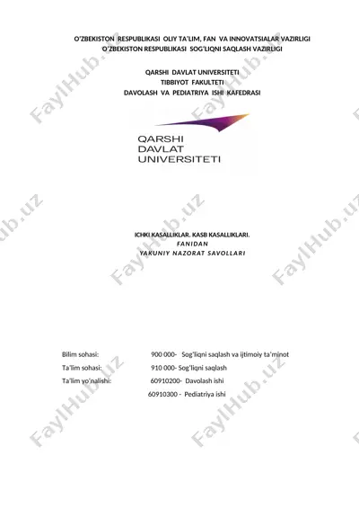 revmatoid artrit kasalligi haqida ma'lumotlar — DOCX