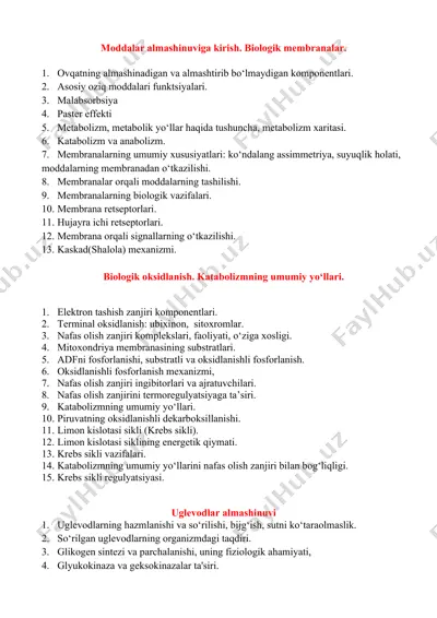 biologik membranalar — DOCX