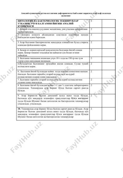 bemorda anamneza ijro etish va anamneza ichishing kategoriya — DOCX