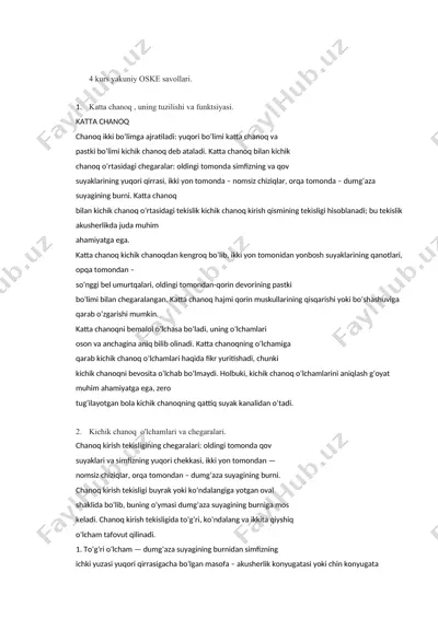 4 kurs yakuniy oske savollari — DOCX