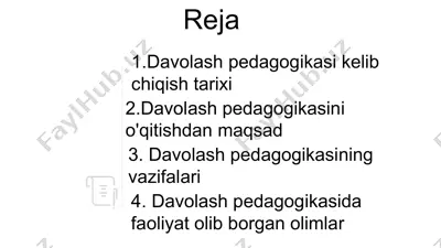 davolash pedagogikasi — PPTX