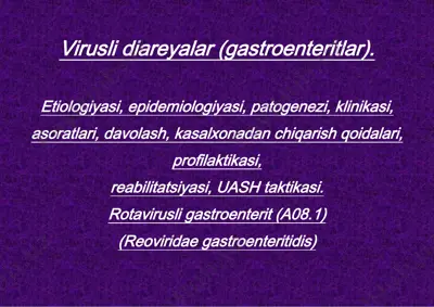 virusli diareyalar (gastroenteritlar) — PDF