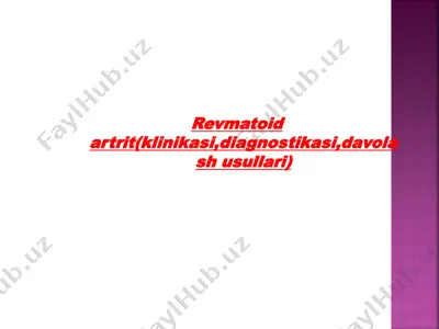 revmatoid artrit — PDF