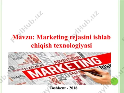 marketing rejasini ishlab chiqish texnologiyasi — PPTX