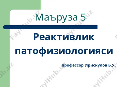 реактивлик — PPT