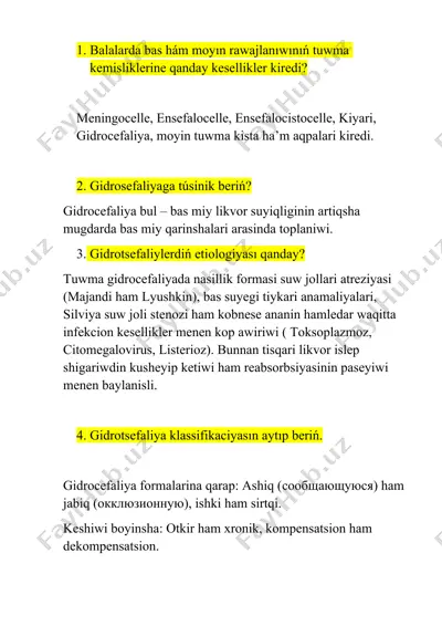 moyin tuwma keselliklari — DOCX