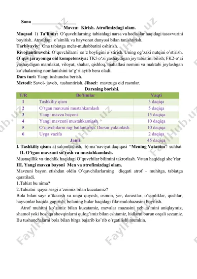 atrofimizdagi olam — DOCX
