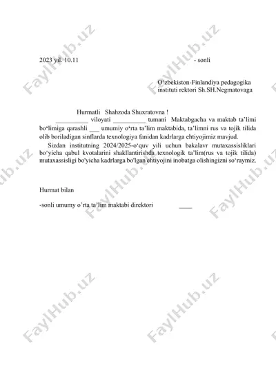 texnologik ta'lim (rus va tojik tilida) — DOCX