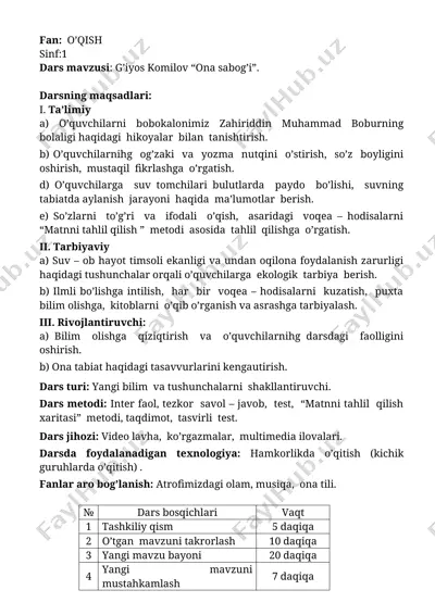 g’iyos komilov "ona sabog’i" — DOCX