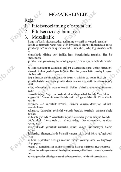mozaikaliylik — DOCX