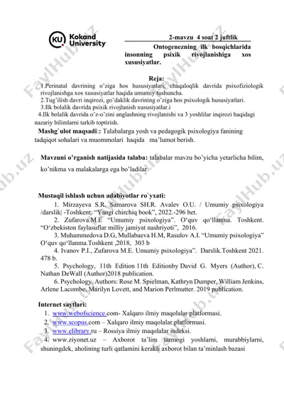 pedagogik psixologiya fanining tadqiqot muommolari — DOCX