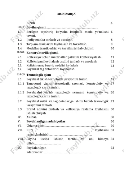 charm-poyabzal va mo‘ynachilik mahsulotlari sinov laboratoriyalari — DOCX