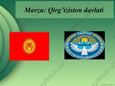 qirg’iziston davlati — PPTX