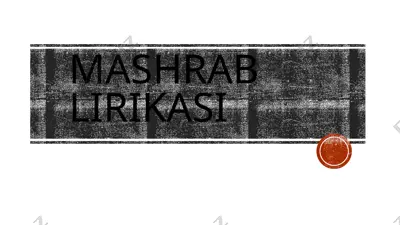mashrab lirikasi — PPTX
