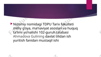 nutqning to'g'riligi, aniqligi, tozaligi, mantiqiyligi, ta'sirchanligi, maqsadga muvofiqligi — PPTX