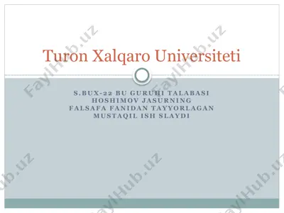 dinshunoslik faniga kirish. dinning mohiyati, tuzilishi va funksiyalari — PPTX