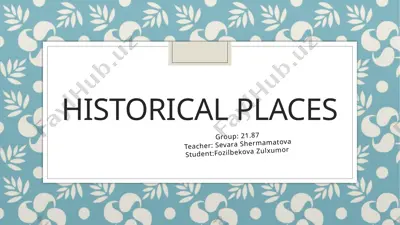 historical places — PPTX
