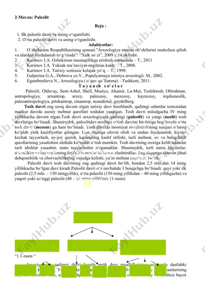 paleolit — DOCX