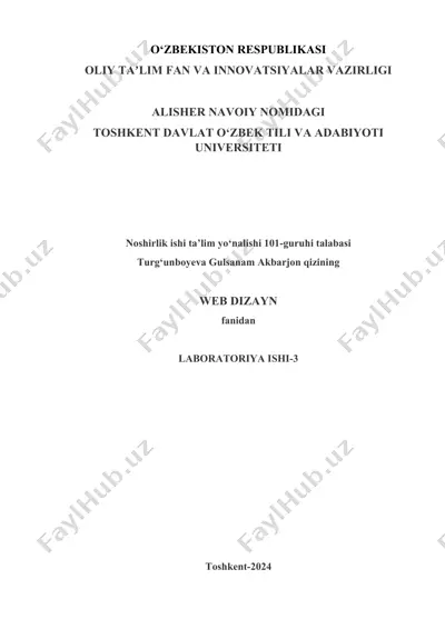laboratoriya ishi-3 web dizayn — DOCX
