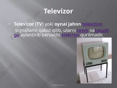televizor — PPTX