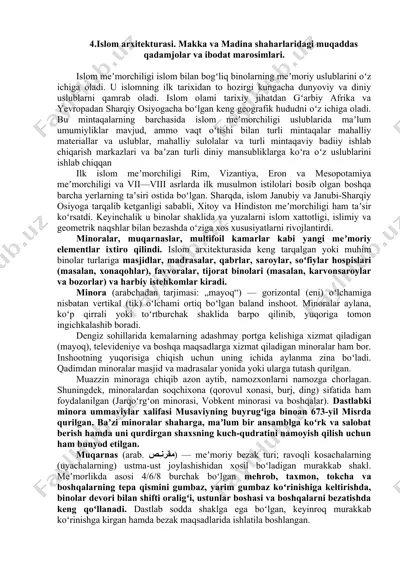islom arxitekturasi — DOCX