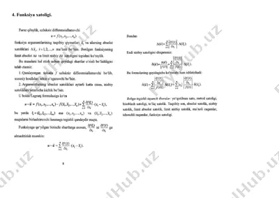 funksiya xatoligi — DOCX