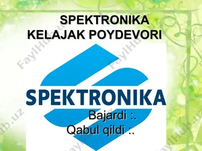 spektronika — PPT