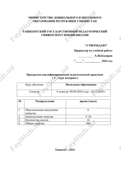 programma kvalifikatsionnoy pedagogicheskoy praktiki (v - kurs vechernoye) — DOCX
