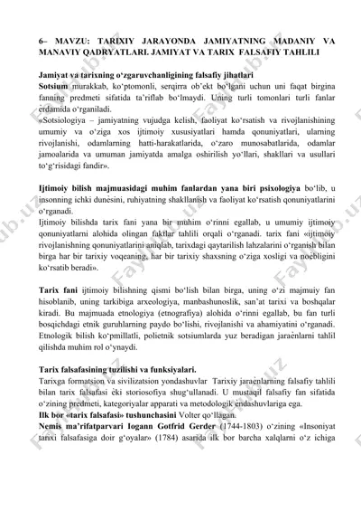 sotsiologiya va psixologiya falsafiy tahqiqoti — DOCX