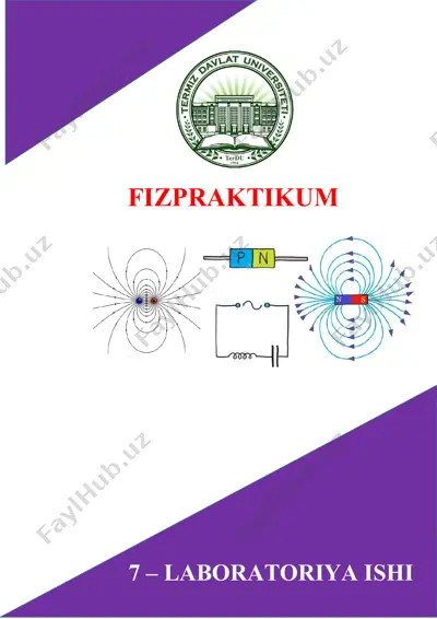 kichik qarshiliklarni o‘lchash laboratoriya ishi — DOCX