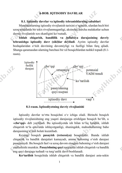 iqtisodiy davrlar — DOCX