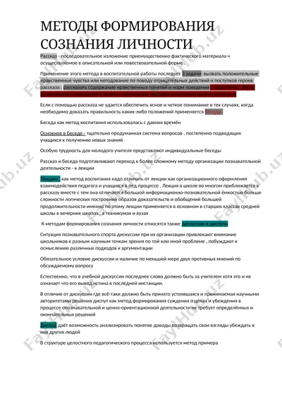 vospitaniya metodlari — DOCX
