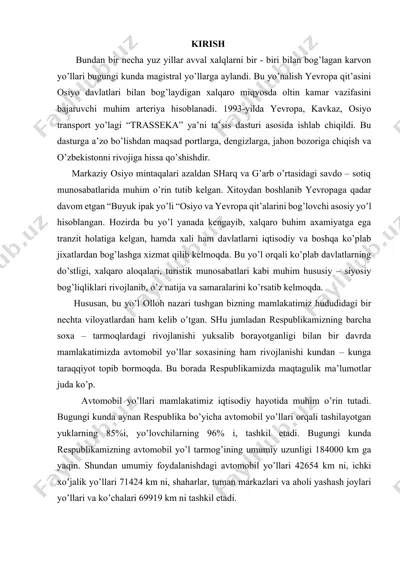 trasseka yo'lagi — DOCX
