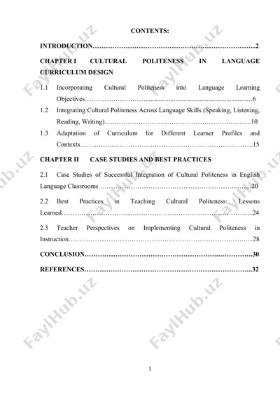 cultural politeness in language curriculum design — DOCX