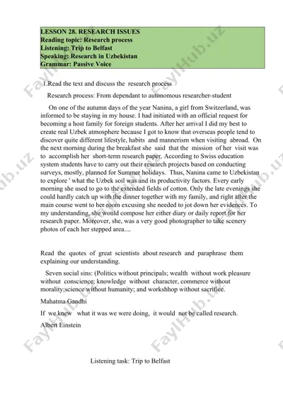 research process: from dependant to autonomous researcher-student — DOCX