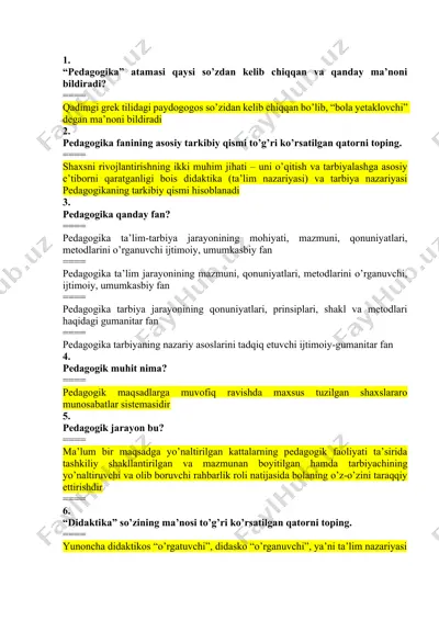 pedagogika — DOCX