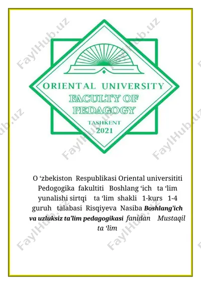 ta'lim to'g'risi qonuni — DOCX